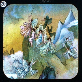 THE WATER-BABIES - magic lantern slide